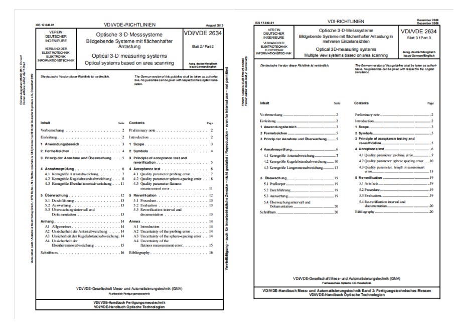 07 VDI VDE 2634 Part 2 & Part 3
